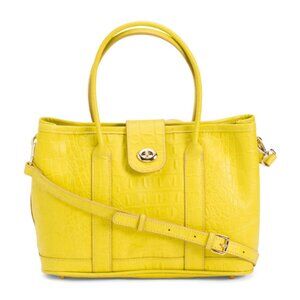 AMERILEATHER Leather Rokka Satchel With Crossbody Strap